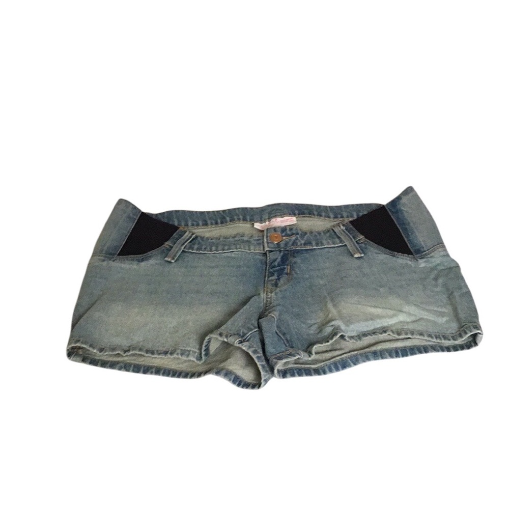 Isabel Maternity denim shorts